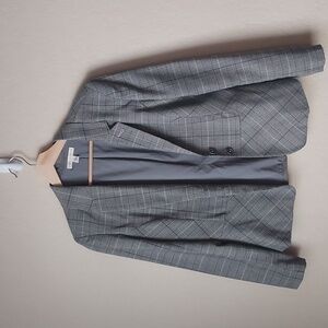 Plaid Gray Blazer